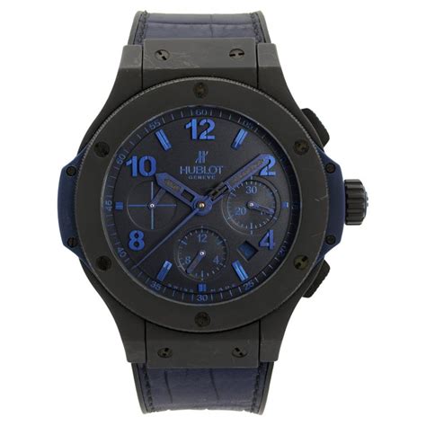 hublot big bang all black blue limited|Hublot big bang full sapphire.